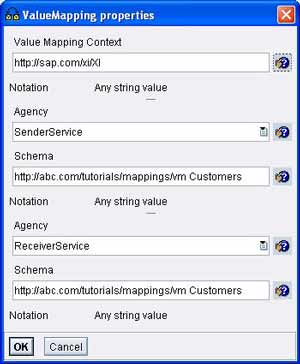 Value Mapping function properties in IR