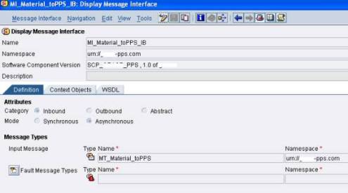 Inbound Message Interface