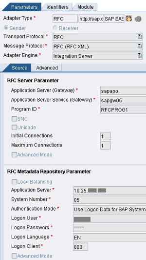SAP XI RFC Sender Adapter
