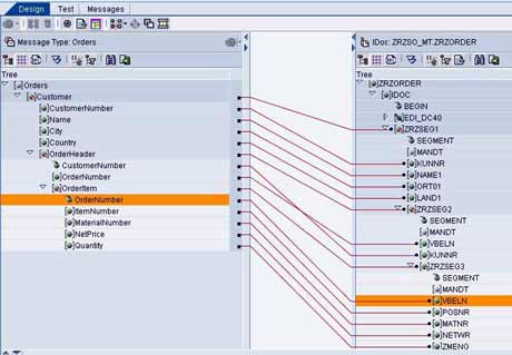 SAP XI - Message Mapping