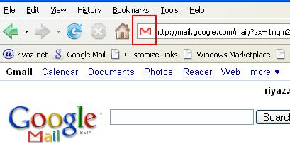 Gmail's old favicon
